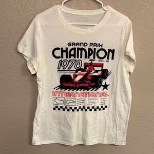 White Grand Prix Champion Tee